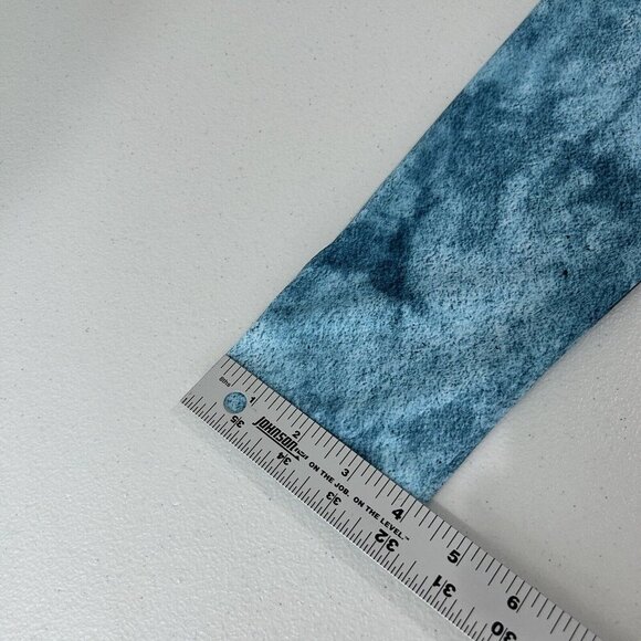 Onzie Womens Pants Small Blue Tie Dye High Rise Midi 7/8 Leggings Performance - Picture 6 of 13